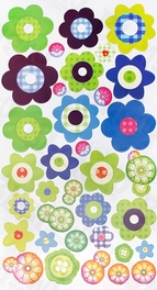 Blancho Bedding Petal Wheel-2 - Wall Decals Stickers Appliques Home Decor