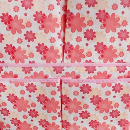 Blancho Bedding [Pink Flowers] Pink/Wall Hanging/ Wall Organizers / Baskets / Hanging Baskets (13*24)