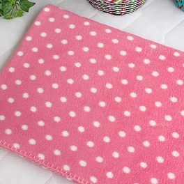 Blancho Bedding [Pink Rabbit] Fleece Throw Blanket Pillow Cushion / Travel Pillow Blanket (37 By 51.2 Inches)