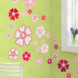 blancho bedding Pink World - X-Large Wall Decals Stickers Appliques Home Decor