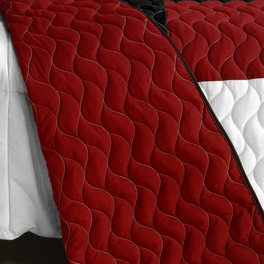 Blancho Bedding [Plaid] Brand New Vermicelli-Quilted Patchwork Quilt Set Full/Queen