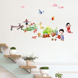 blancho bedding Plant Fun-1 - Wall Decals Stickers Appliques Home Decor