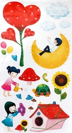 Blancho Bedding Playground - Wall Decals Stickers Appliques Home Decor