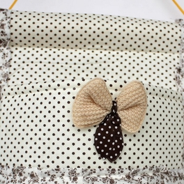 Blancho Bedding [Polka Dot & Allover] Ivory /Wall Hanging/ Wall Baskets / Wall Baskets / Baskets (10*20)
