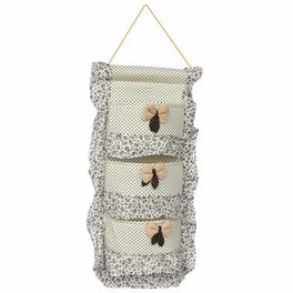 blancho bedding [Polka Dot & Allover] Ivory /Wall hanging/ Wall Baskets / Wall Baskets / Baskets (10*20)