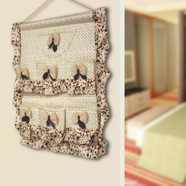 Blancho Bedding [Polka Dot & Allover] Wall Hanging/ Wall Organizers / Wall Baskets / Hanging Baskets (17*19)