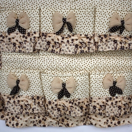 Blancho Bedding [Polka Dot & Allover] Wall Hanging/ Wall Organizers / Wall Baskets / Hanging Baskets (17*19)