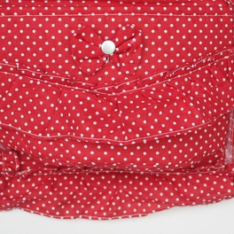 Blancho Bedding [Polka Dot] Red/Wall Hanging/ Wall Baskets /Wall Organizers/Hanging Baskets/Baskets (10*17)