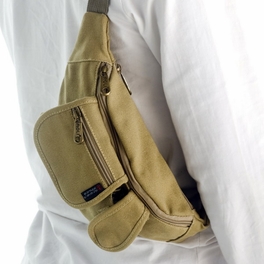 Blancho Bedding [Portable Canvas] Casual Multi-Purposes Fanny Pack / Back Pack / Travel Lumbar Pack
