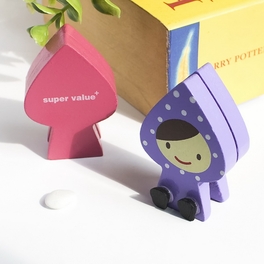 Blancho Bedding [Pretty Doll] - Card Holder / Wooden Clips / Wooden Clamps / Animal Clips
