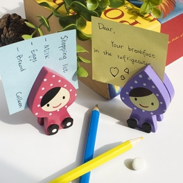 Blancho Bedding [Pretty Doll] - Card Holder / Wooden Clips / Wooden Clamps / Animal Clips