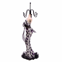 Blancho Bedding Priscilla - B Dress Up Doll Necklace Display-MD Jewelry Holder Jewelry Stand (Purple)