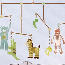 Blancho Bedding Puppet Dolls - Hemu Wall Decals Stickers Appliques Home Decor 12.6 BY 23.6 Inches