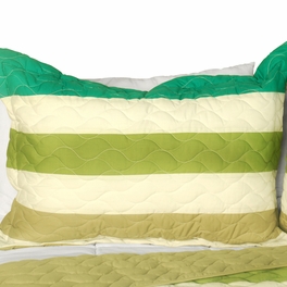 Blancho Bedding [Pure Voice] 3PC Patchwork Quilt Set (Full/Queen Size)