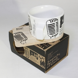 Blancho Bedding [Recording Studio] Espresso Cup / Wood Coaster (2.5 Inch Height)