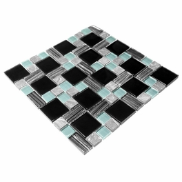 Blancho Bedding Rectangular Lattice - 3-Dimensional Mosaic Decorative Wall Tile(6PC)