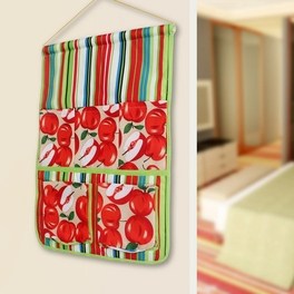 Blancho Bedding [Red Apple] Wall Hanging/ Wall Organizers / Wall Baskets / Hanging Baskets/ Baskets (14*20)