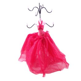 blancho bedding [Red Ocean] Jewelry Display Holder Figure Stand Red