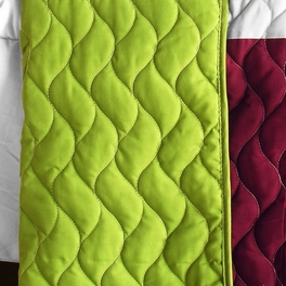 Blancho Bedding [Renaissance] Vermicelli-Quilted Patchwork Plaid Quilt Set Full/Queen