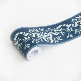Blancho Bedding Ribbon & Vines - Self-Adhesive Wallpaper Borders Home Decor(Roll)
