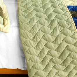 Blancho Bedding [Road To Dream] 3PC Vermicelli-Quilted Patchwork Quilt Set (Full/Queen Size)