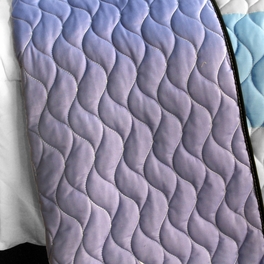 Blancho Bedding [Romantic Macaron] 3PC Vermicelli - Quilted Patchwork Quilt Set (Full/Queen Size)