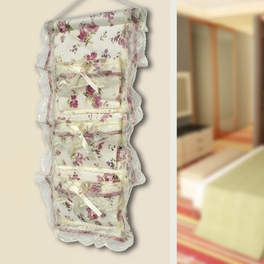 Blancho Bedding [Rose & Bud Silk] Wall Hanging/ Wall Organizers / Wall Baskets / Hanging Baskets (11*19)