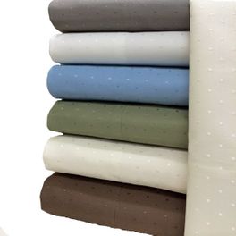 blancho bedding Royal Tradition Woven Dots 600 Thread Count Sheet Sets Full