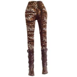 blancho bedding [Safari] Fashion Women's Legging New Novelty Footless Tights Skinny Pants Stretch Pants One Size