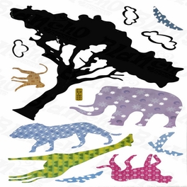 Blancho Bedding Savanna - Hemu Wall Decals Stickers Appliques Home Decor 12.6 BY 23.6 Inches