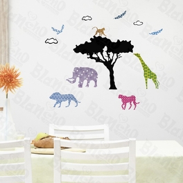 blancho bedding Savanna - Hemu Wall Decals Stickers Appliques Home Decor 12.6 BY 23.6 Inches