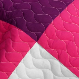 Blancho Bedding [Series] Brand New Vermicelli-Quilted Patchwork Quilt Set Full/Queen