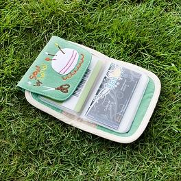Blancho Bedding [Sew By Hand] Embroidered Applique Card Holder / ID Holder / Coin Purse Wallet (4.6*3.5)