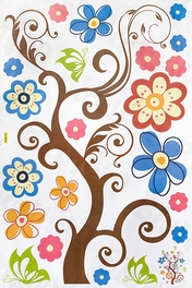 Blancho Bedding Sheep & Tree - X-Large Wall Decals Stickers Appliques Home Decor