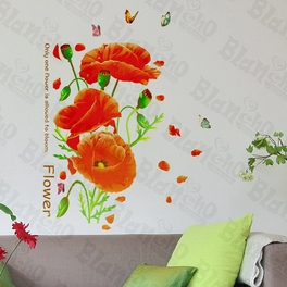 blancho bedding Showy Flower - Wall Decals Stickers Appliques Home D¨¦cor