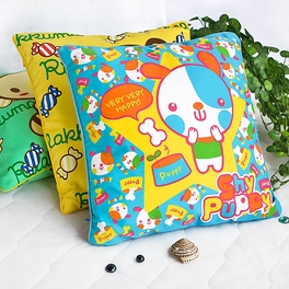 Blancho Bedding [Shy Puppy] Decorative Pillow Cushion / Floor Cushion (15.8 By 15.8 Inches)