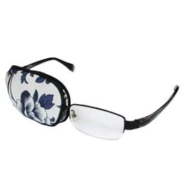 blancho bedding Silk Glasses Eye Mask Amblyopia Strabismus Lazy Eye Patches for Adult/Kids(Flower)