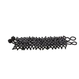 blancho bedding Silver Metal Faceted Crystals Small Metallic Beads Bracelet 6 Lines Stylish