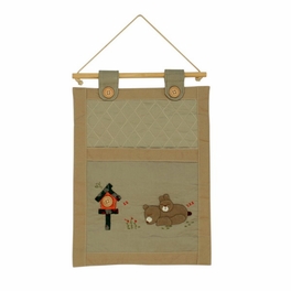 Blancho Bedding [Sleeping Rabbit] Ivory/Wall Hanging/Wall Organizers/Wall Pocket/Hanging Baskets (12*15)