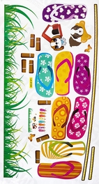Blancho Bedding Slipper Party - Wall Decals Stickers Appliques Home Decor