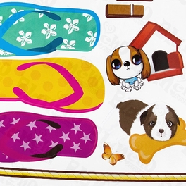 Blancho Bedding Slipper Party - Wall Decals Stickers Appliques Home Decor