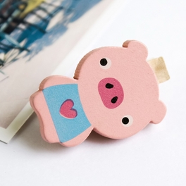 Blancho Bedding [Smile Animals-A] - Wooden Clips / Wooden Clamps / Mini Clips