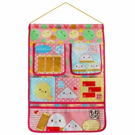blancho bedding [Smile Faces] Pink/Wall Hanging/ Hanging Baskets/ Wall Baskets / Baskets (14*20)