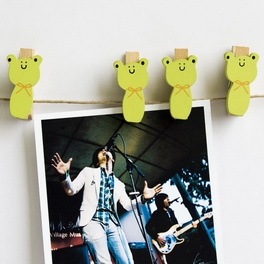 Blancho Bedding [Smile Frog] - Wooden Clips / Wooden Clamps / Mini Clips