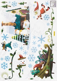 Blancho Bedding Snow World - Large Wall Decals Stickers Appliques Home Decor