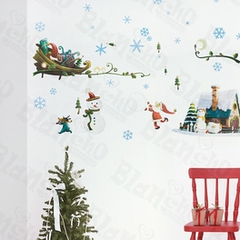 blancho bedding Snow World - Large Wall Decals Stickers Appliques Home Decor