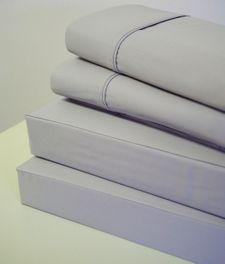 blancho bedding Solid LILAC 300 Thread count QUEEN sheet set