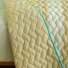 Blancho Bedding [Something Like Wonderful] 3PC Vermicelli-Quilted Patchwork Quilt Set (Full/Queen Size)