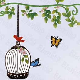 Blancho Bedding Sping Comes - Hemu Wall Decals Stickers Appliques Home Decor 12.6 BY 23.6 Inches