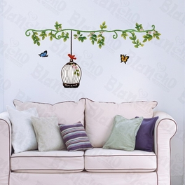 blancho bedding Sping Comes - Hemu Wall Decals Stickers Appliques Home Decor 12.6 BY 23.6 Inches
